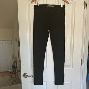 Hudson Jeans Black High-Rise Skinny Jeans